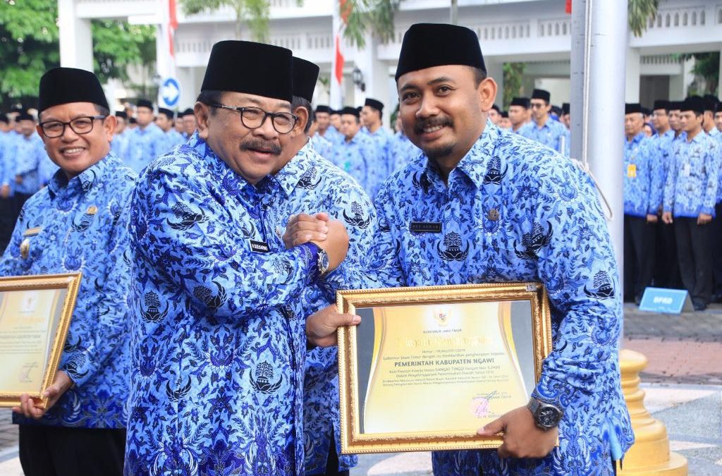 Kabupaten Ngawi Terima Penghargaan LPPD, 10 Besar Terbaik Se Jatim