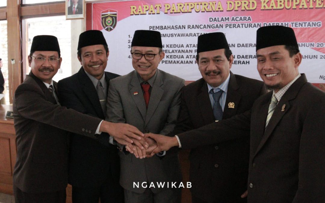 DPRD Kabupaten Ngawi Gelar Rapat Paripurna, Bahas  4  Raperda
