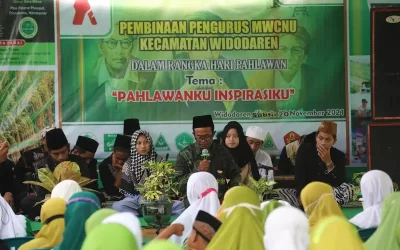 Bupati Ngawi, Hadiri Pembinaan Pengurus MWC NU Widodaren