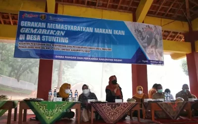 Sosialisasi Gemarikan, Ketua TP PKK, Minta Ibu Kreatif Olah Ikan