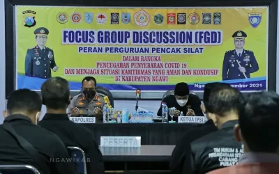 Wabup Ngawi Jadi Narsum FGD Peran Perguruan Pencak Silat