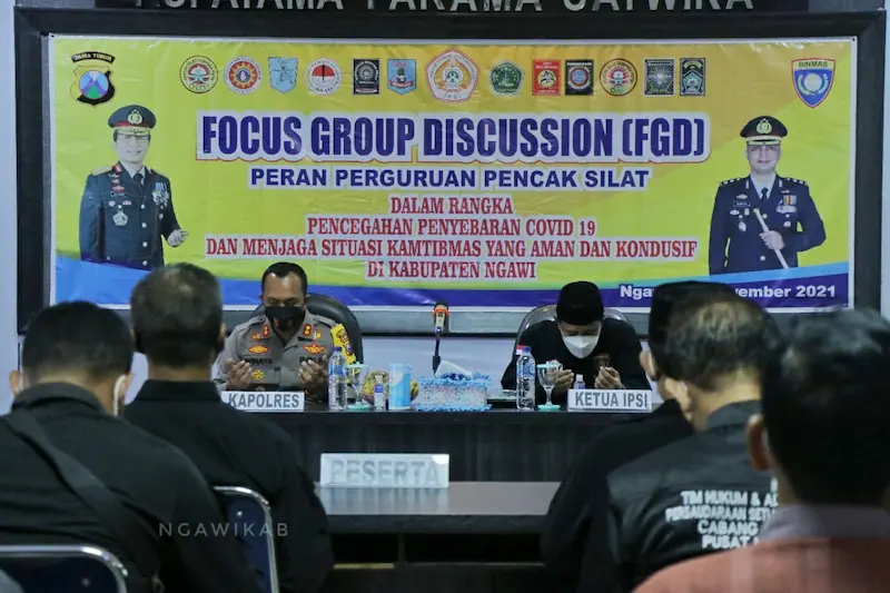Wabup Ngawi Jadi Narsum FGD Peran Perguruan Pencak Silat