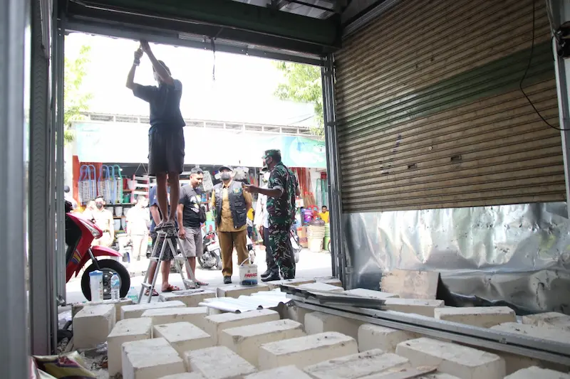 Bupati Ngawi Tinjau Percepatan dan Relokasi Pedagang Pasar Besar Ngawi