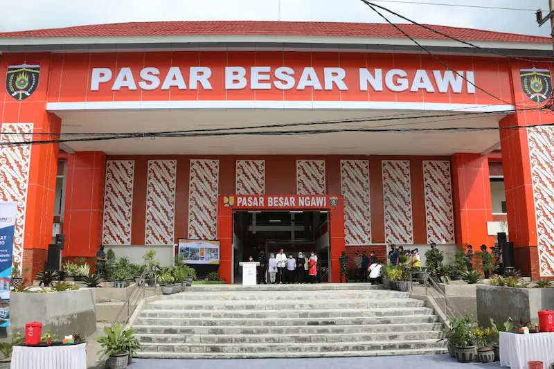 Tinjau dan Resmikan Pasar Besar Ngawi, Presiden Jokowi, Harapkan Peningkatan Ekonomi di Kabupaten Ngawi