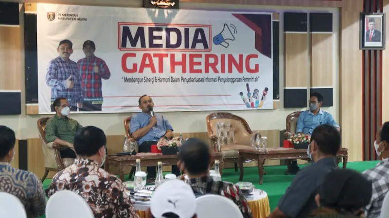 Gathering Media, Bupati Ngawi Undang Puluhan Awak Media