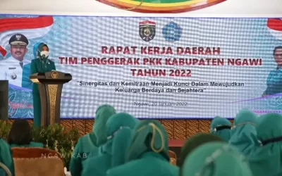 Rakerda TP PKK Kab. Ngawi Th. 2022
