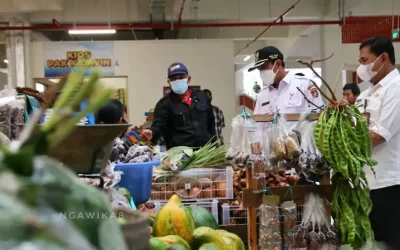Wabup Ngawi Tinjau PBN, Cek Kenaikan Harga Sembako