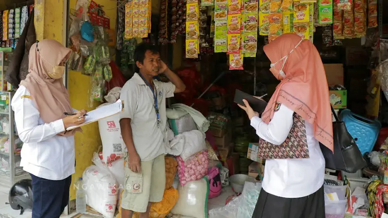 Jelang Ramadan dan Lebaran TPID Ngawi Monev Fluktuasi Bahan Pangan di Sejumlah Pasar