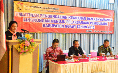 Kantor KESBANGPOL Adakan Pelatihan Pengendalian Keamanan PEMILUKADA 2015
